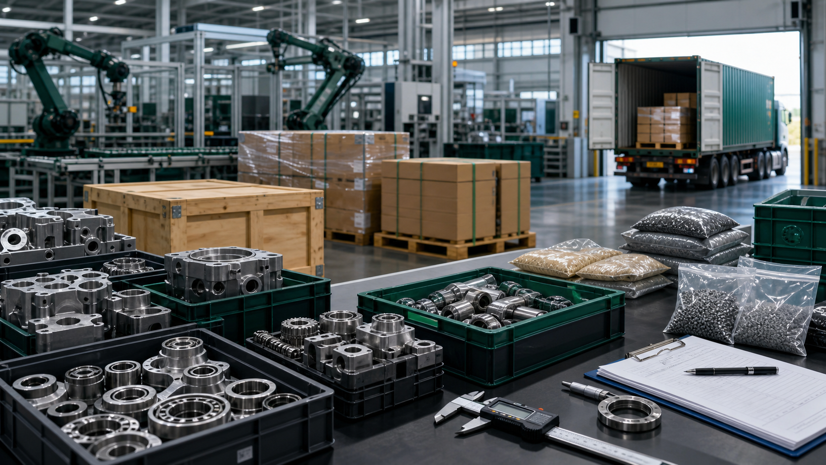 Manufacturing components and input materials prepared for supply programs