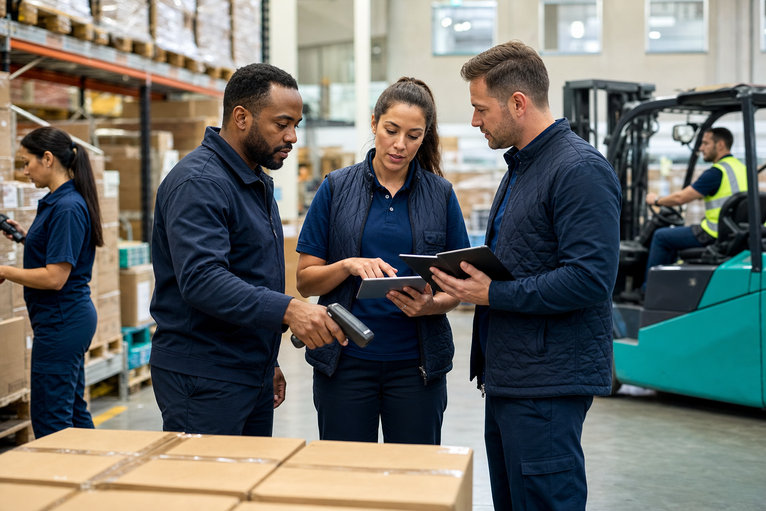 Operations team serving global industry supply chains